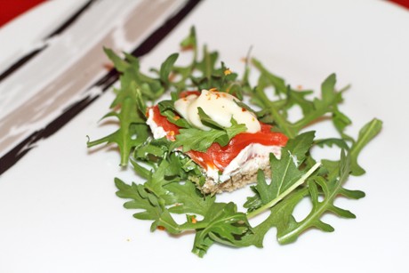 Lachs - Rucola - Canape