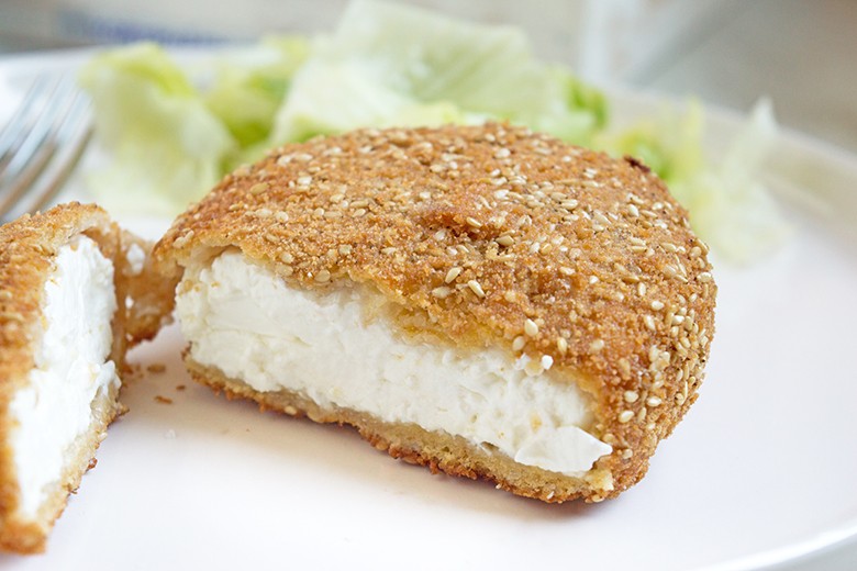 Feta in Sesam-Panier