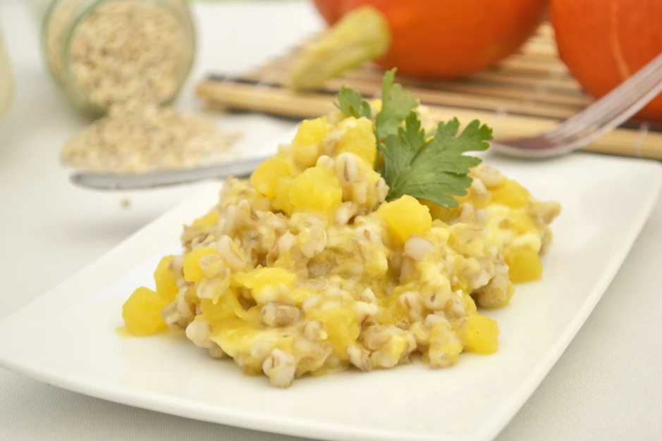 Gerstenrisotto mit Kürbis