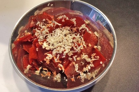 Roter Rüben-Salat mit Kren