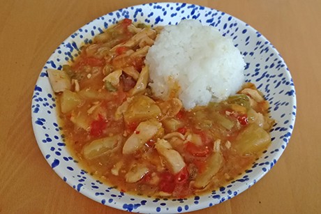 Paprika-Puten-Wok