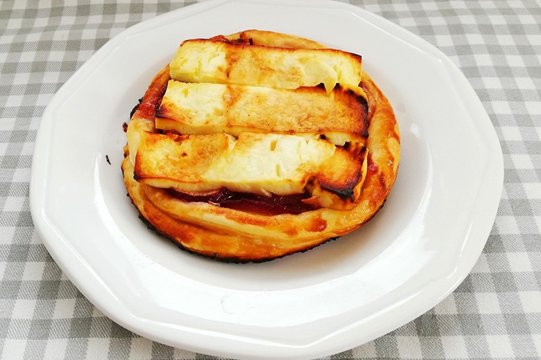 Tarte mit Ziegenkäse