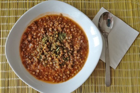 Schnelle Linsensuppe