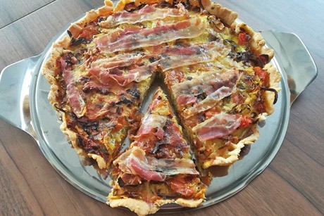 Karotten-Lauch-Tarte
