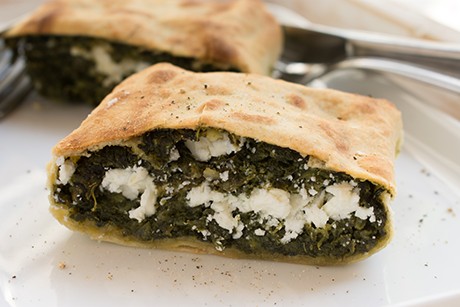 Erdäpfel-Spinat-Strudel