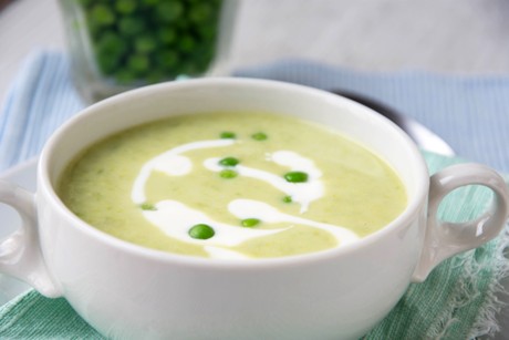 Erbsenschaumsuppe