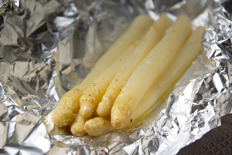 Spargel aus dem Backrohr