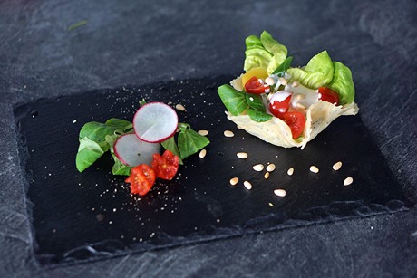 Parmesankörbchen