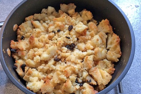 Grießschmarrn mit Rosinen