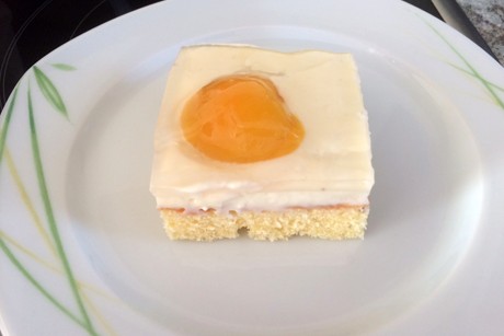 Spiegeleikuchen mit Mascarpone
