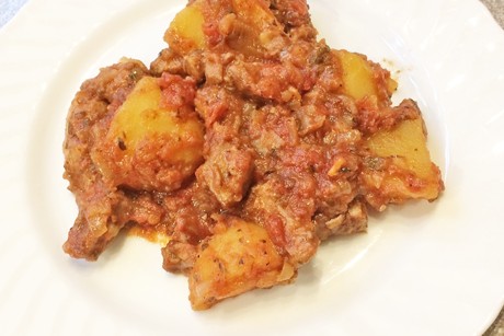 Lammragout mit Kartoffel