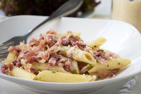 Penne in Specksauce