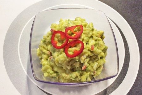 Scharfer Avocado-Ei-Aufstrich