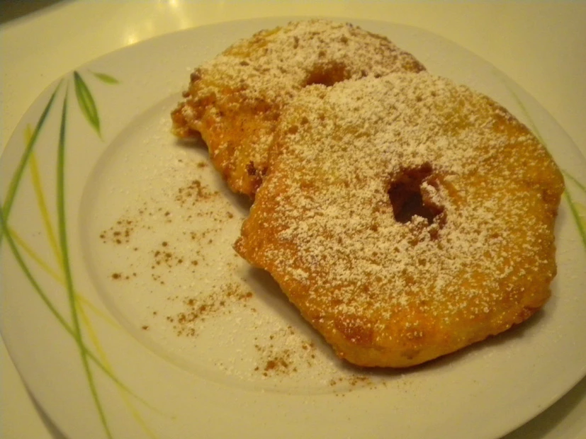 Frittierte Ananas