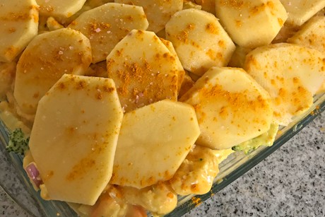 Kartoffel Gemüse Lasagne