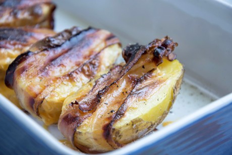Speckkartoffeln mit Käse