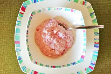 Topfen-Himbeer-Dessert