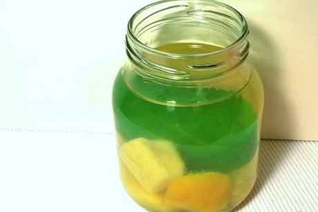 Mango Ananaswasser mit Zitronenmelisse
