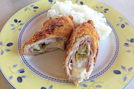 Gerolltes Cordon Bleu