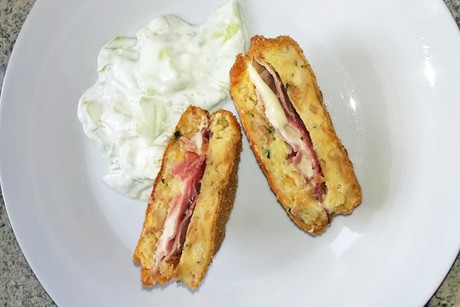 Semmelknödel-Cordon-Bleu