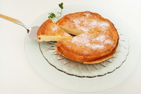 Topfenkuchen ohne Boden