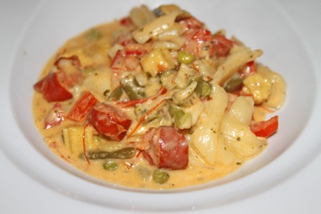 Nudelpfanne mit Chili