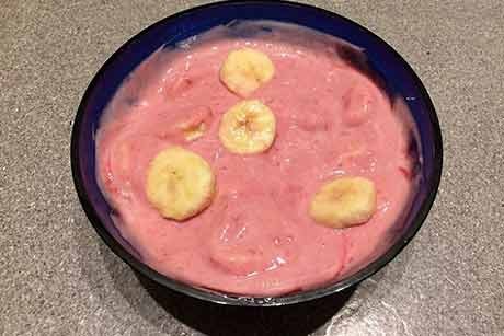 Bananen-Himbeer-Traum