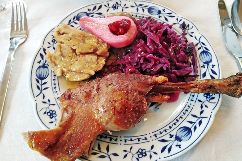 Gänsebraten