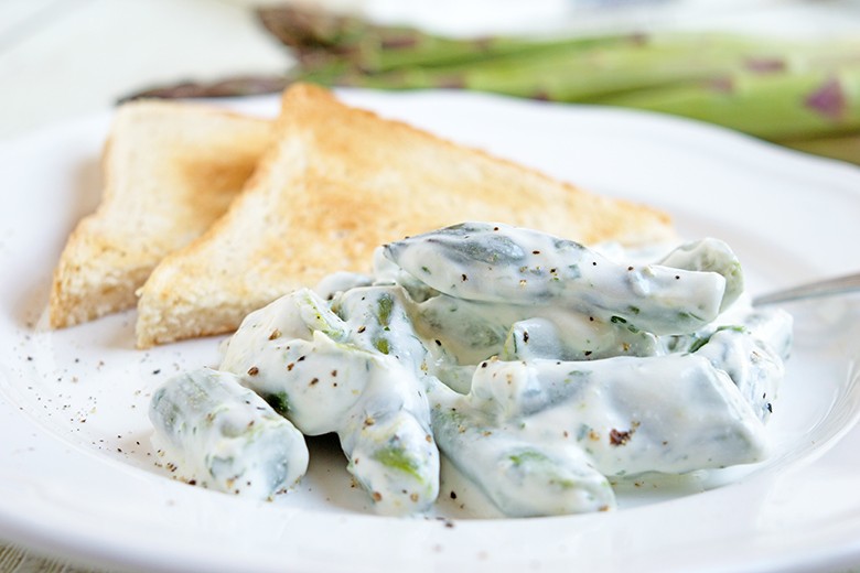 Cremiger Spargelsalat