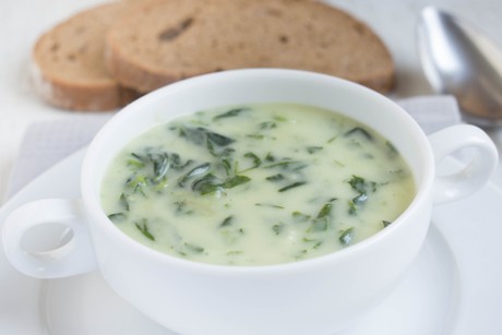 Spinatsuppe