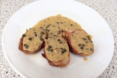 Pfeffersauce mit grünem Pfeffer