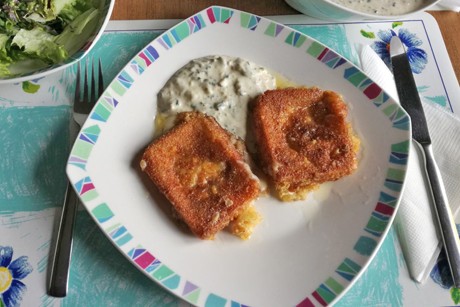 Gebackener Emmentaler