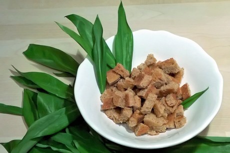 Bärlauch Croutons