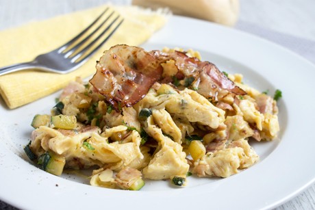Zucchini-Eierspeise