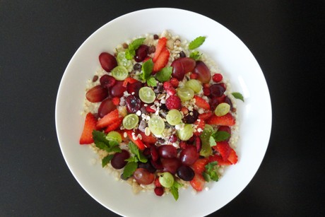 Schokomüsli mit Beeren