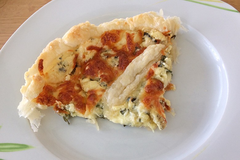 Käse-Tarte mit Salbei