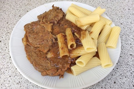 Gedünsteter Rostbraten