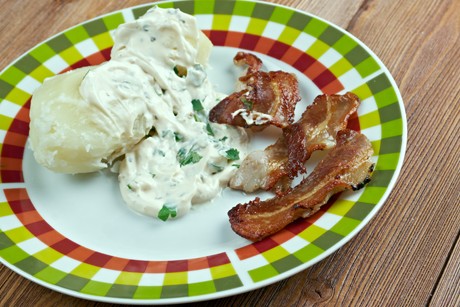 Stegt Flaesk - gebratener Schweinebauch dänischer Art