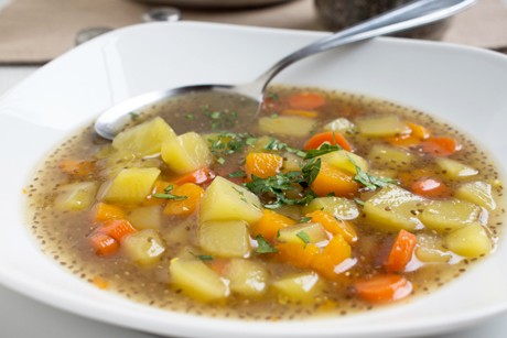 Gemüsesuppe mit Chia