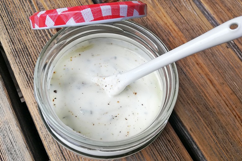 Joghurtsauce mit Minze
