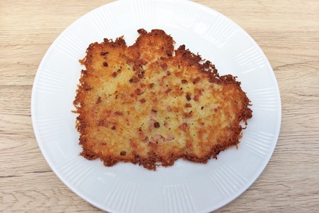 Kartoffelpuffer mit Rauchdürre