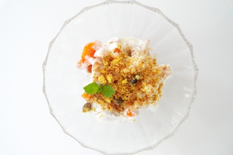 Schnelles Marillendessert