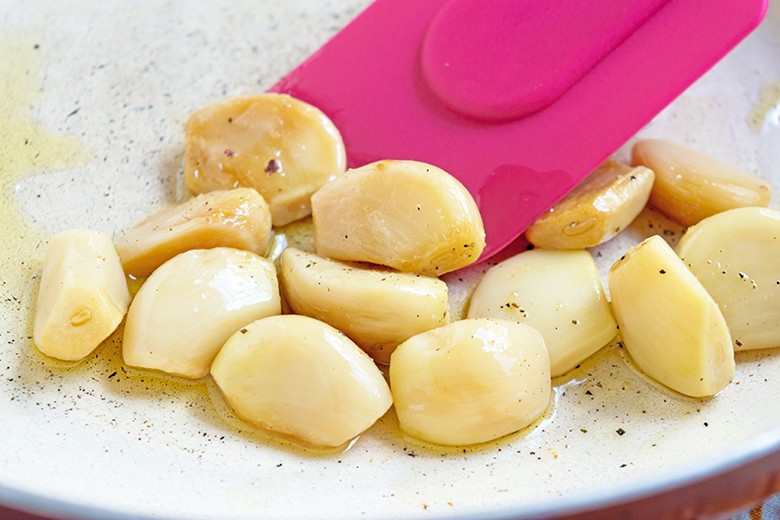 Karamellisierter Knoblauch