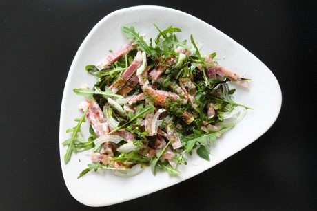 Presswurstsalat mit Kernöl
