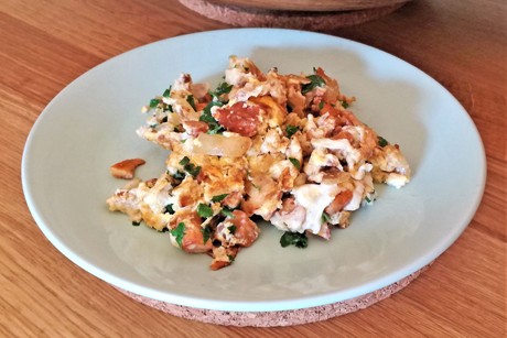 Eierschwammerl mit Ei
