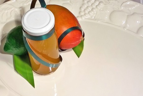 Mangosirup mit Limette