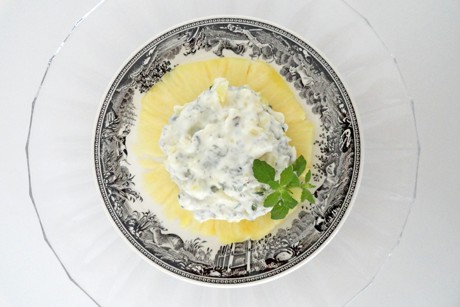 Gorgonzolaaufstrich mit Ananas