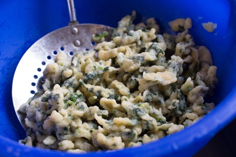 Mangoldspätzle