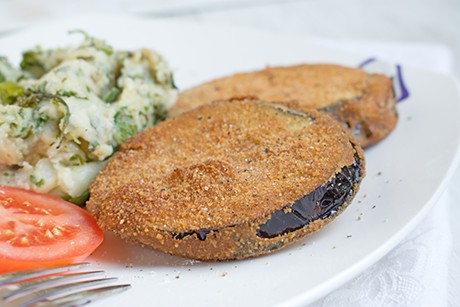 Auberginen-Schnitzel