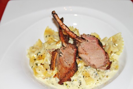 Gegrillte Lammkrone